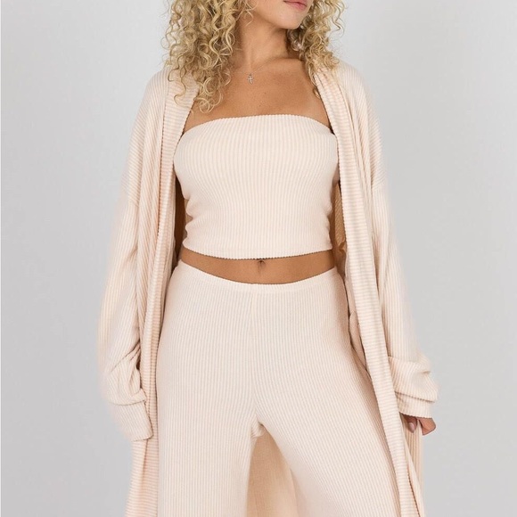 The Foxy Kind Yacht Club Duster Cardigan Bellini - Picture 9 of 9